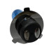 Лампа фары P15D синяя 25-3 12V 35W JWBP