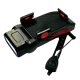 Фара 4в1 LY-25-2 червона з сигналом, павербанком і тримачем LED/USB YAJIAPLUS