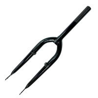 Велосипедная вилка 20 жесткая под V-Brake черная Shunfeng