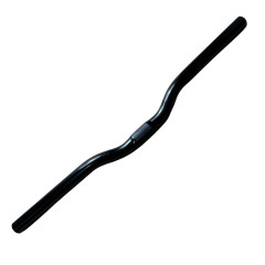 Кермо велосипедне металеве з вигином чорне d25.4 мм 520 мм