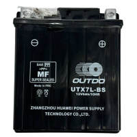 Кислотный аккумулятор UTX7L-BS 12V6Ah/10HR высокий узкий Outdo
