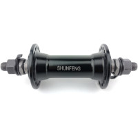 Передняя втулка 213 под V-Brake черная пром длина 140мм Shunfeng