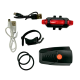 Фара велосипедна зі стопом LED/USB BSK-178-1 Baisk