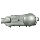 Кришка варіатора 4Т GY6 125/150 куб. см 12/13" сіра 152QMI/157QMJ