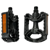 Педали велосипедные JD-41 пластиковые черные Shunfeng