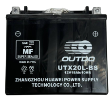 Кислотний акумулятор UTX20L-BS 12V18Ah/10HR Outdo