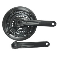 Система шатунов 42/34/24 металл 170мм черная в пластике Shunfeng