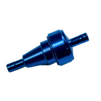 Топливный фильтр алюминиевый разборный синий GO