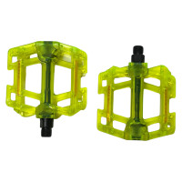 Педалі велосипедні JD-287 полікарбонат жовті Hengchi