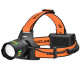 Фонарь налобный NIGHT VISION FLUORESCENCE BL-T203-TG+COB(white+red), 2x18650, 1 режим, ЗУ Type-C, zoom