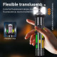 Фонарь NIGHT VISION FLUORESCENCE BL-2405-TG, 1x18650, power bank, индикация заряда, ЗУ Type-C, zoom