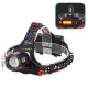 Ліхтар налобний NIGHT VISION FLUORESCENCE 8096 1 РЕЖИМ WHITE LASER LED PM10-TG+COB, 3x18650, Power bank, ЗУ Type-C, zoom