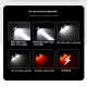Фонарь налобный WH-0188-XPE+SMD(white+red), Motion Sensor, Li-Ion аккумулятор, ЗУ Type-C