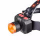 Ліхтар налобний 622-TG 15W, Li-Ion акумулятор, ЗУ Type-C, zoom, Box
