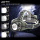 Ліхтар налобний NIGHT VISION FLUORESCENCE 8098-TG, IPX4, 2x18650, ЗУ Type-C, zoom, Box