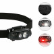 Ліхтар налобний 6670-COB(White)+SMD(Red), ЗУ Type-C, 1x14500, Box