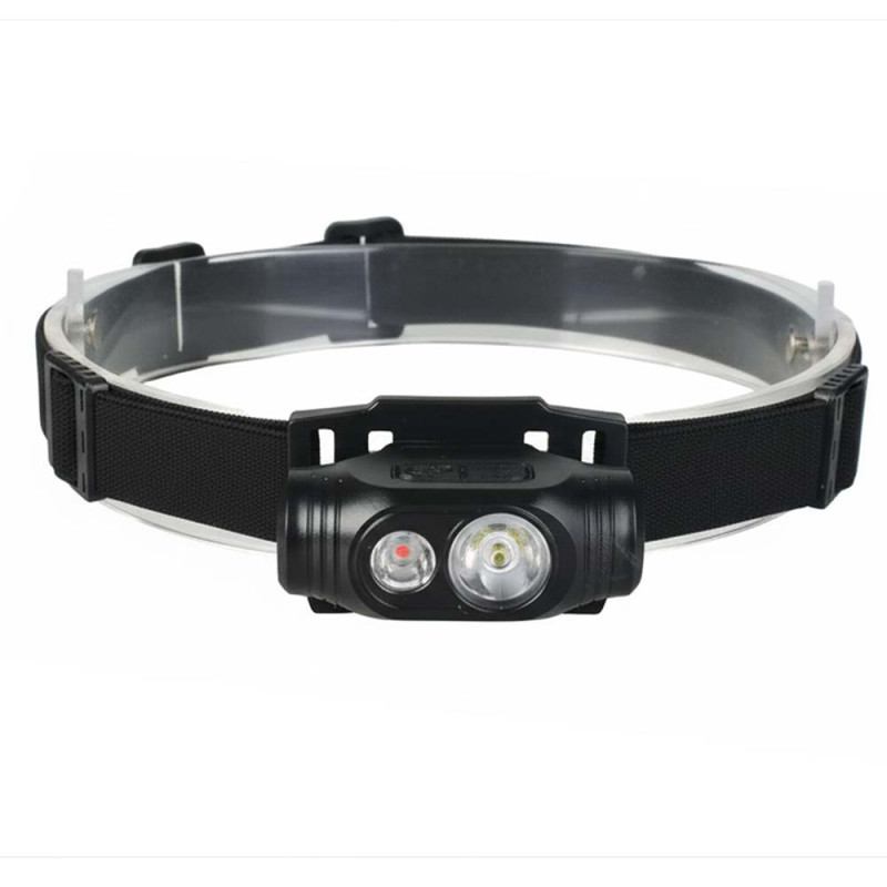 Ліхтар налобний 6670-COB(White)+SMD(Red), ЗУ Type-C, 1x14500, Box