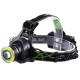 Ліхтар налобний T106-T6+COB, 2x18650, signal light, zoom, ЗУ microUSB, Box
