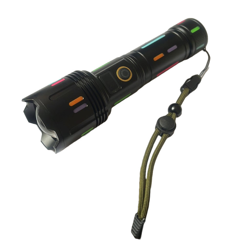 Ліхтар NIGHT VISION FLUORESCENCE G25 WHITE LASER LED PM30-TG, 1х26650/3xAAA, Power Bank, ЗУ Type-C, Zoom, Box