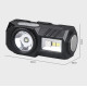 Ліхтар налобний T131-XPE+3SMD(red+green+blue+UV), Motion Sensor, Li-Ion акумулятор, магніт, кліпса, ЗУ Type-C, Box