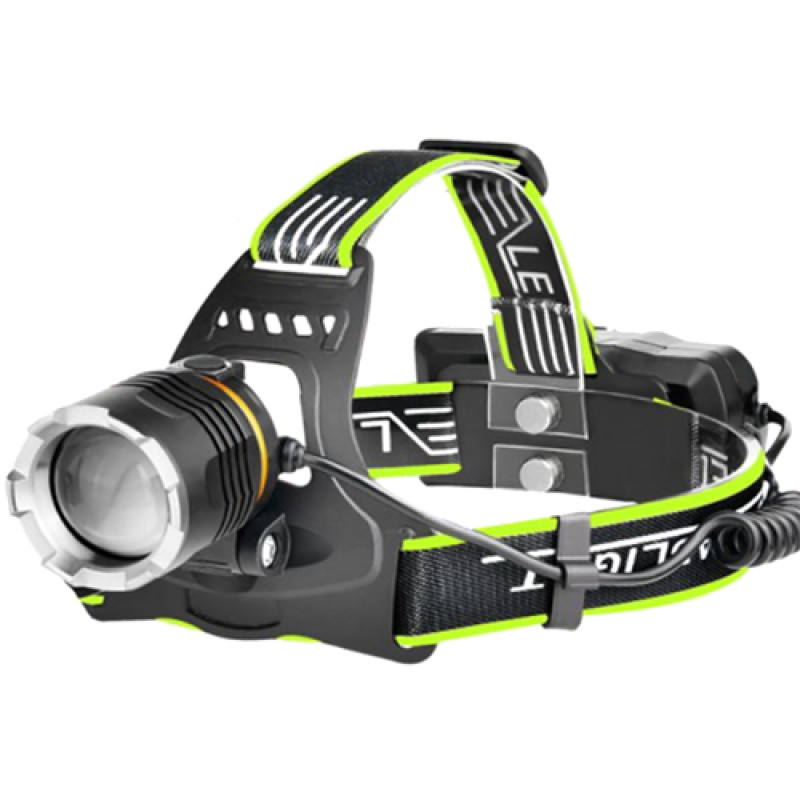 Ліхтар налобний BL-8003-P50, 2x18650, zoom, ЗУ microUSB, Box