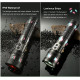 Фонарь NIGHT VISION FLUORESCENCE AK177-WHITE LASER LED PM60-TG, 8x18650 3.7V, power bank, ЗУ Type-C, zoom, 5 фильтров