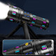 Фонарь NIGHT VISION FLUORESCENCE AK177-1 WHITE LASER LED PM60-TG, 4х18650, power bank, индикация заряда, ЗУ Type-C, zoom, 5 фильтров