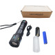 Ліхтар ручний NIGHT VISION FLUORESCENCE CA171-D 1 РЕЖИМ WHITE LASER LED PM10-TG, індикація заряду, 1x18650/3xAAA, ЗУ Type-C, zoom, Box