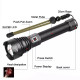 Ліхтар ручний BL-601-P90, 1x26650, ЗУ Type-C, zoom, Box