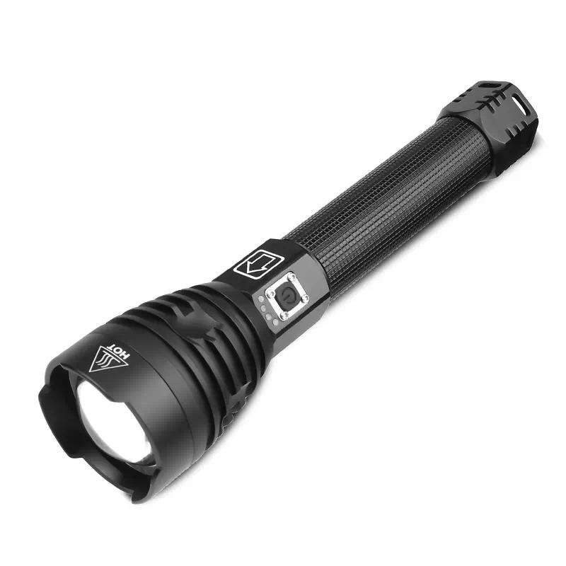 Ліхтар ручний BL-601-P90, 1x26650, ЗУ Type-C, zoom, Box