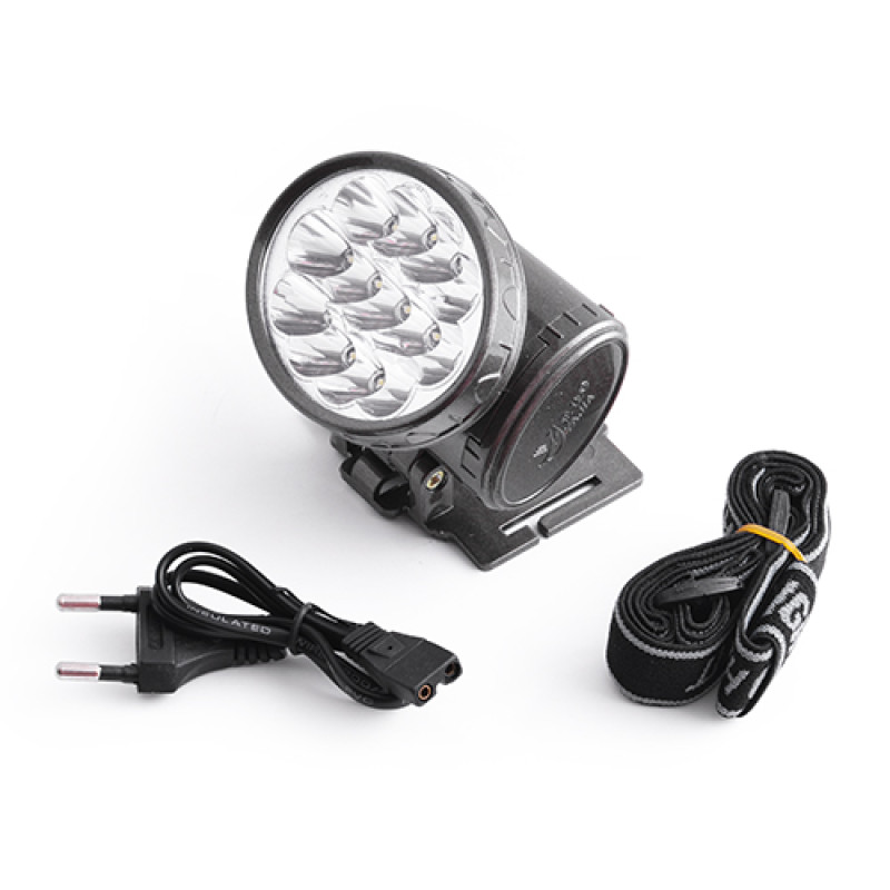 Ліхтар налобний Luxury 1898, 13LED, вбудований акумулятор, ЗУ 220V