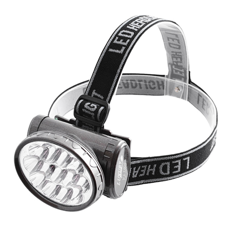 Ліхтар налобний Luxury 1898, 13LED, вбудований акумулятор, ЗУ 220V