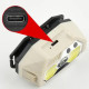 Ліхтар налобний SH-S31-XPE+COB(white+red), Motion Sensor, вбудований акумулятор, ЗУ Type-C, Box