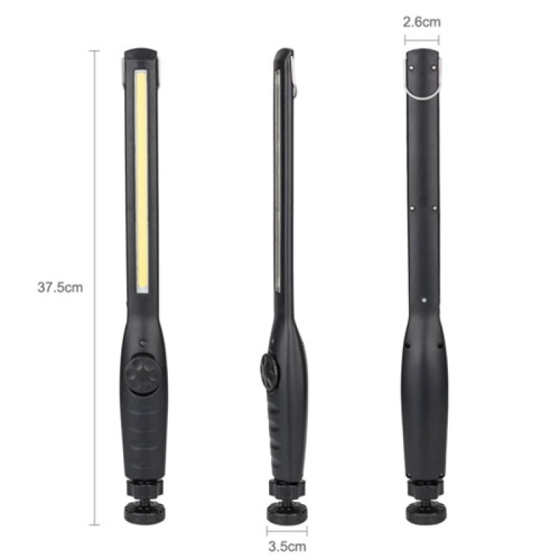 Ліхтар WORKLIGHT BL-821-COB, Li-Ion акумулятор, поворот 180 º +180 º, магніт, гак, ЗУ microUSB
