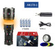 Фонарь NIGHT VISION FLUORESCENCE AK178-1-WHITE LASER LED PM60-TG+COB, 4x18650, power bank, ЗУ Type-C, zoom, 5 фильтров