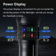 Фонарь NIGHT VISION FLUORESCENCE AK178-1-WHITE LASER LED PM60-TG+COB, 4x18650, power bank, ЗУ Type-C, zoom, 5 фильтров