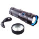 Фонарь AK180 WHITE LASER LED PM30-TG, 1х38650, power bank, ЗУ Type-C, zoom, 5 фильтров