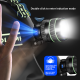Ліхтар налобний TD-X1-P360, Motion Sensor, 3x18650, Power Bank, ЗУ Type-C, zoom, Box