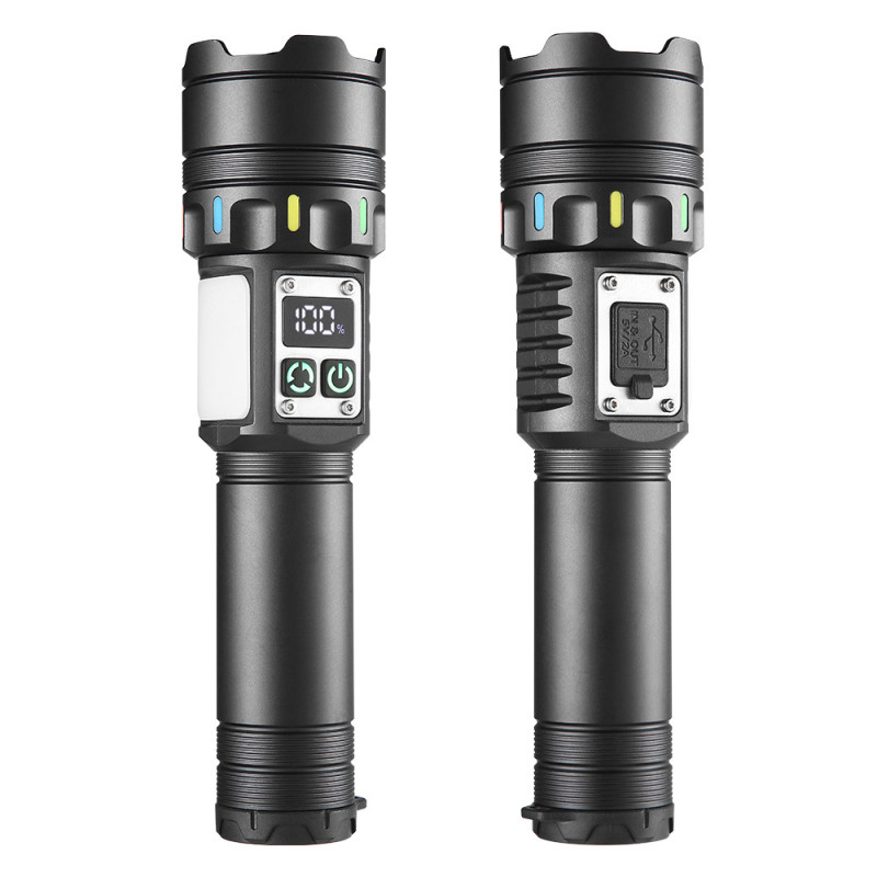 Фонарь NIGHT VISION FLUORESCENCE CB-A282-TG+COB, Li-Ion аккум., power bank, ЗУ Type-C, магнит, zoom, Box