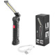 Ліхтар WORKLIGHT-W52-SMD+COB (white+red), Li-Ion акумулятор, поворот 180º+180º, магніт, затискач, гак, ЗУ microUSB
