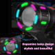 Ліхтар налобний NIGHT VISION FLUORESCENCE SY-8087 1 РЕЖИМ PM10-TG, 2x18650, signal light, ЗУ Type-C, zoom, Box