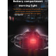 Ліхтар налобний NIGHT VISION FLUORESCENCE SY-8087 1 РЕЖИМ PM10-TG, 2x18650, signal light, ЗУ Type-C, zoom, Box