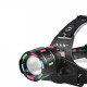 Ліхтар налобний NIGHT VISION FLUORESCENCE SY-8087 1 РЕЖИМ PM10-TG, 2x18650, signal light, ЗУ Type-C, zoom, Box