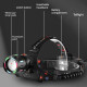Ліхтар налобний NIGHT VISION FLUORESCENCE SY-8087 1 РЕЖИМ PM10-TG, 2x18650, signal light, ЗУ Type-C, zoom, Box
