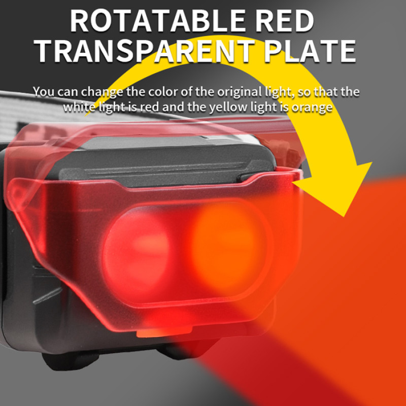 Ліхтар налобний 2029-2XPE(RED), 1 РЕЖИМ, 3хААА