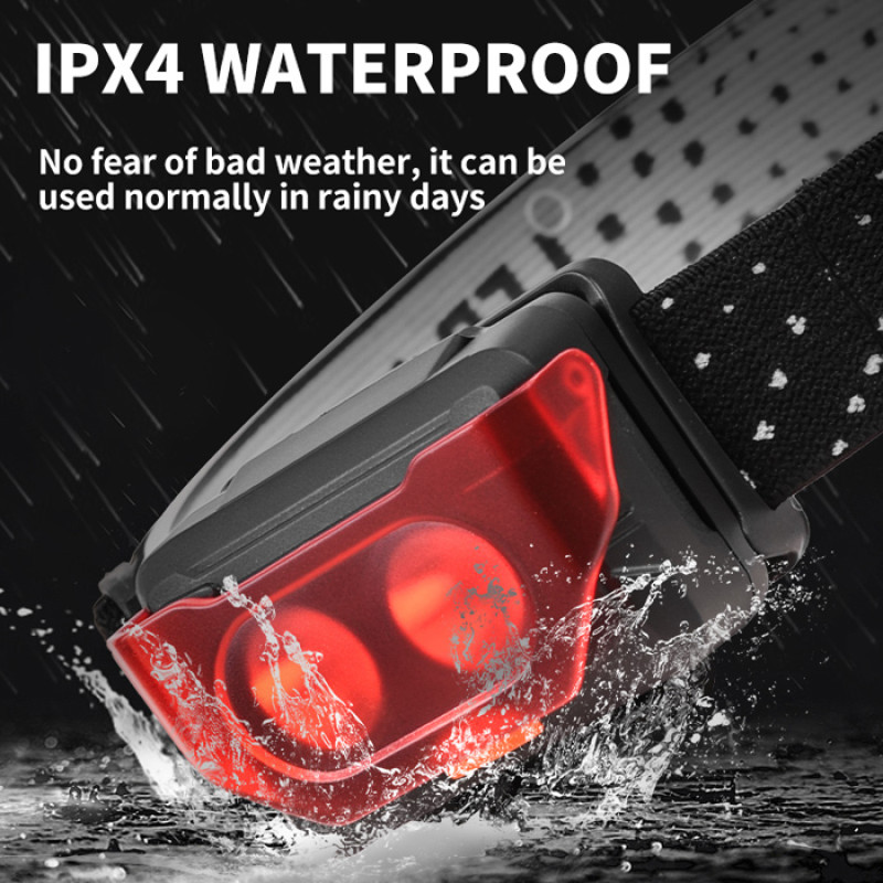 Ліхтар налобний 2029-2XPE(RED), 1 РЕЖИМ, 3хААА