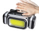 Ліхтар налобний HX-T80S-COB(White+Red), Motion Sensor, Waterproof, 1x18650, ЗУ Type-C, магніт, Box