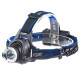 Ліхтар налобний PLD-V9-F-4XPE(RGB), 2x18650, ЗУ Type-C, zoom, Box
