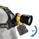 Ліхтар налобний BL-A12-3-P90, 3x18650, zoom, ЗУ Type-C, Box