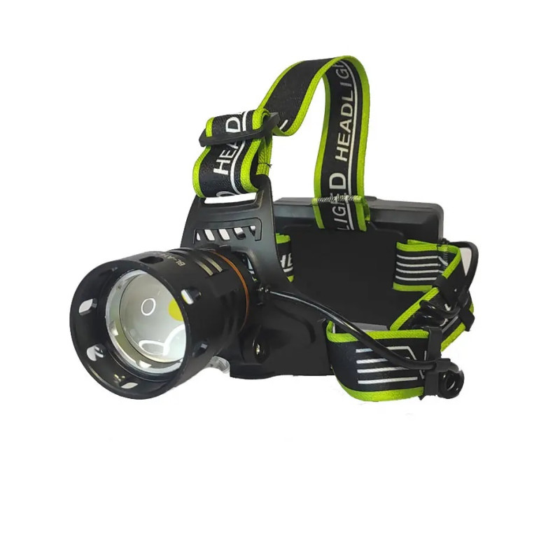 Ліхтар налобний BL-A14-3-P90, power bank, 3x18650, zoom, ЗУ Type-C, Box